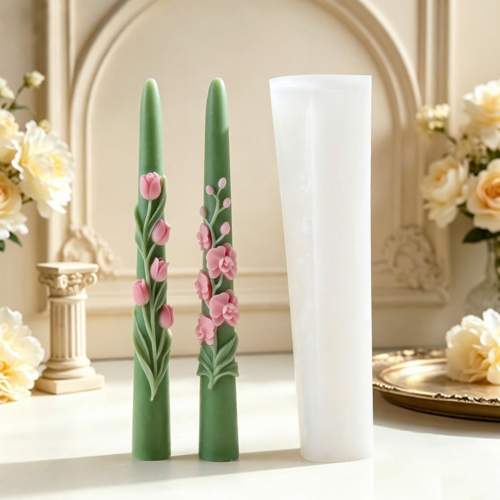 Candle Making Easy - Molde de Silicone para Vela Cônica