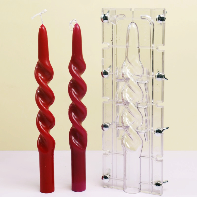 Candle Making Easy - Molde de vela acrílica com coluna