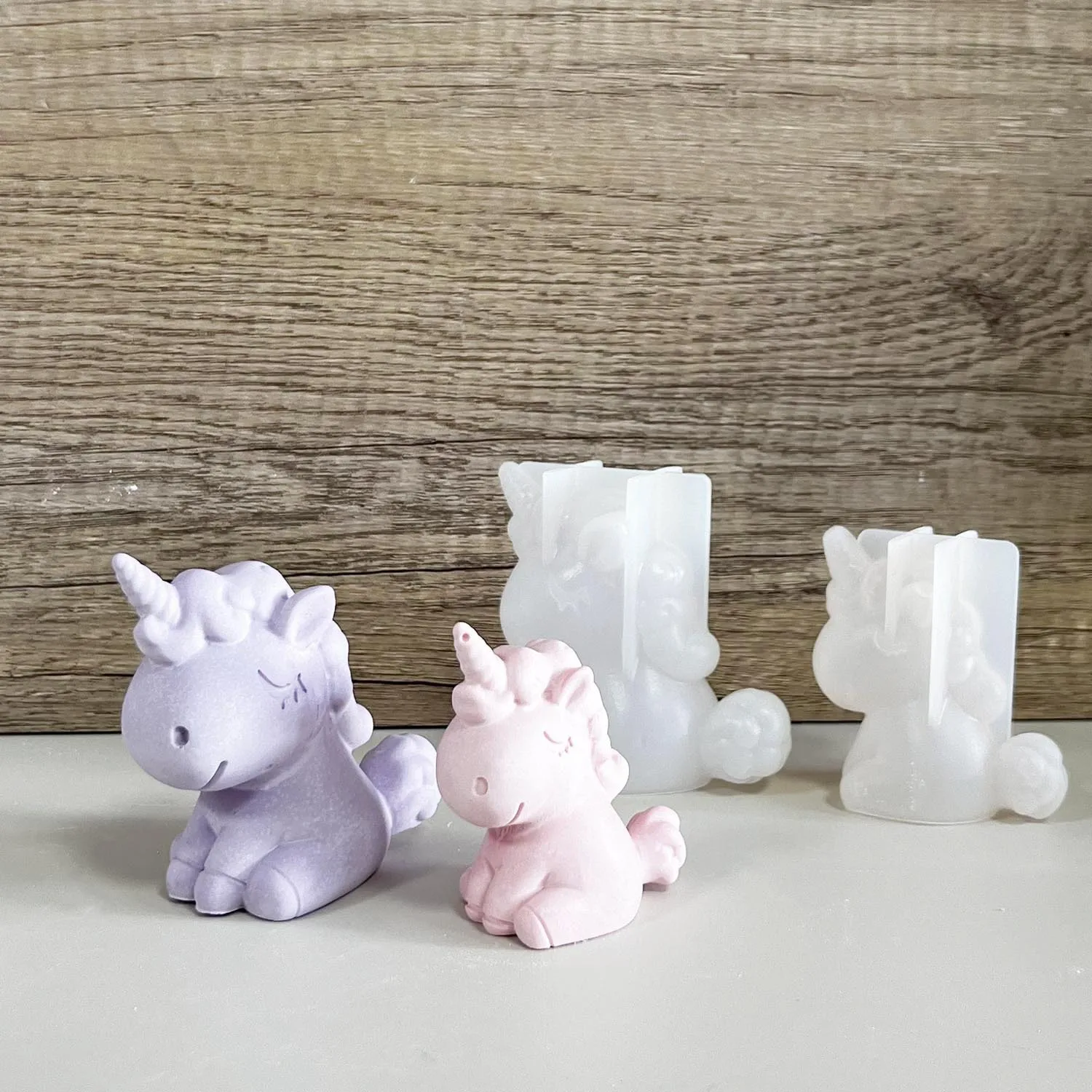 Candle Making Business - 3d geométrico silicone unicórnio gato veado