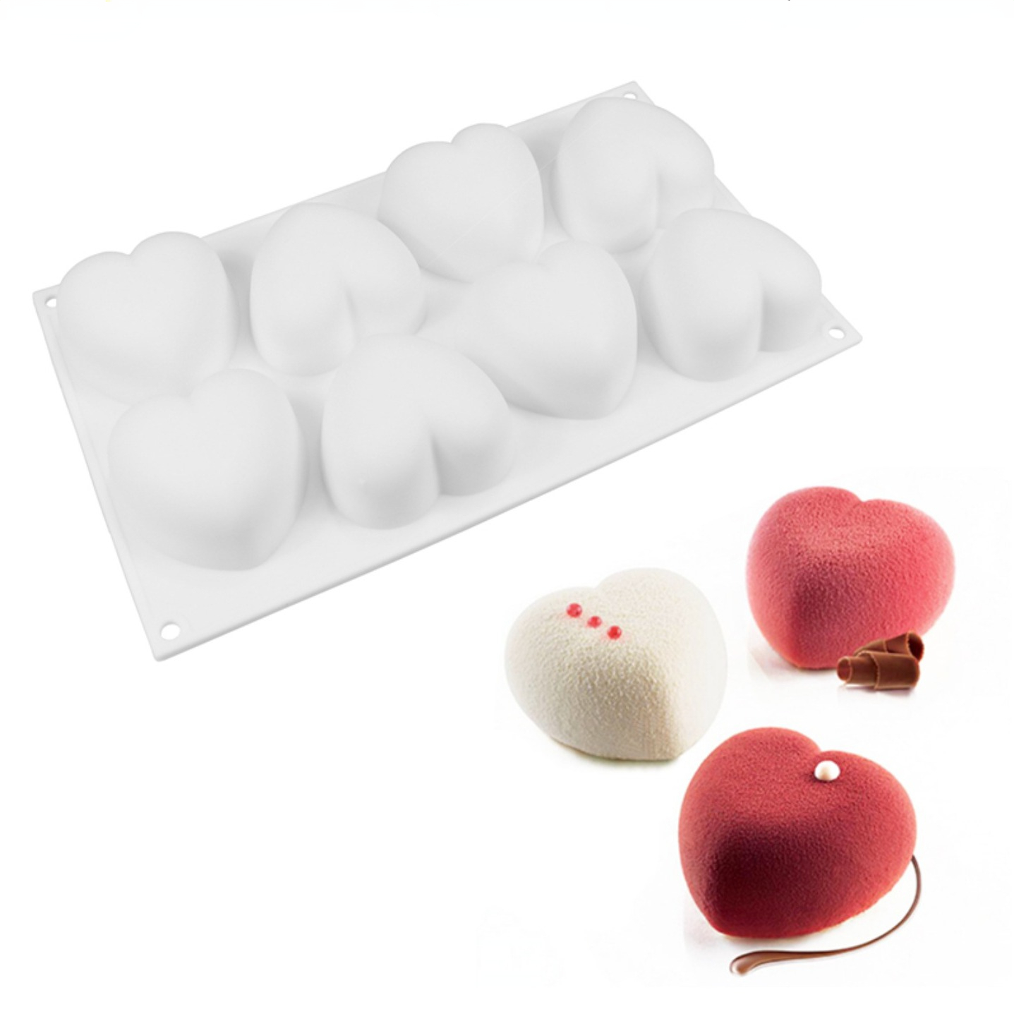 Candle Making Business - Amor coração silicone sabão molde artesanal