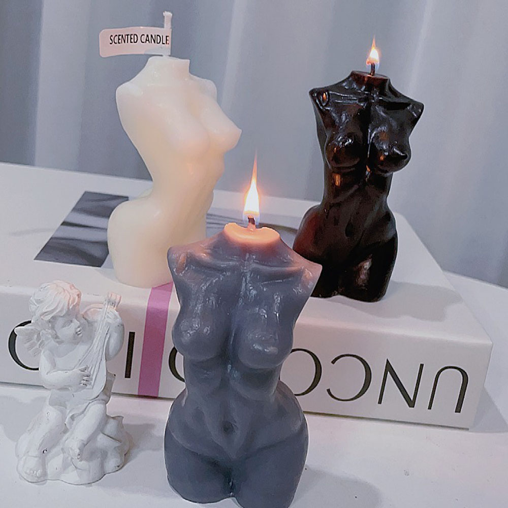 Paraffin Candle Wax - Vela Aromática em Forma de Torso