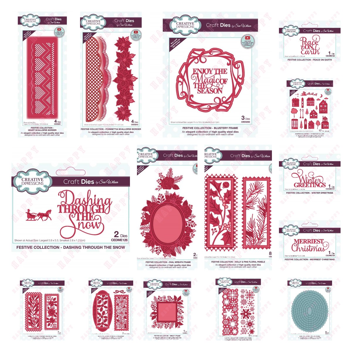 Candle Making Guide - Corte de metal dados natal emoção