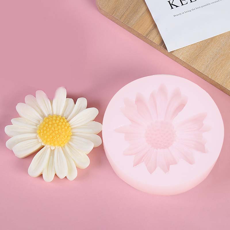 Candle Making Easy - Diy vela molde de silicone margarida