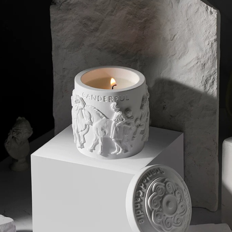 Paraffin Candle Wax - Caixa de Presente com Vela Aromática,