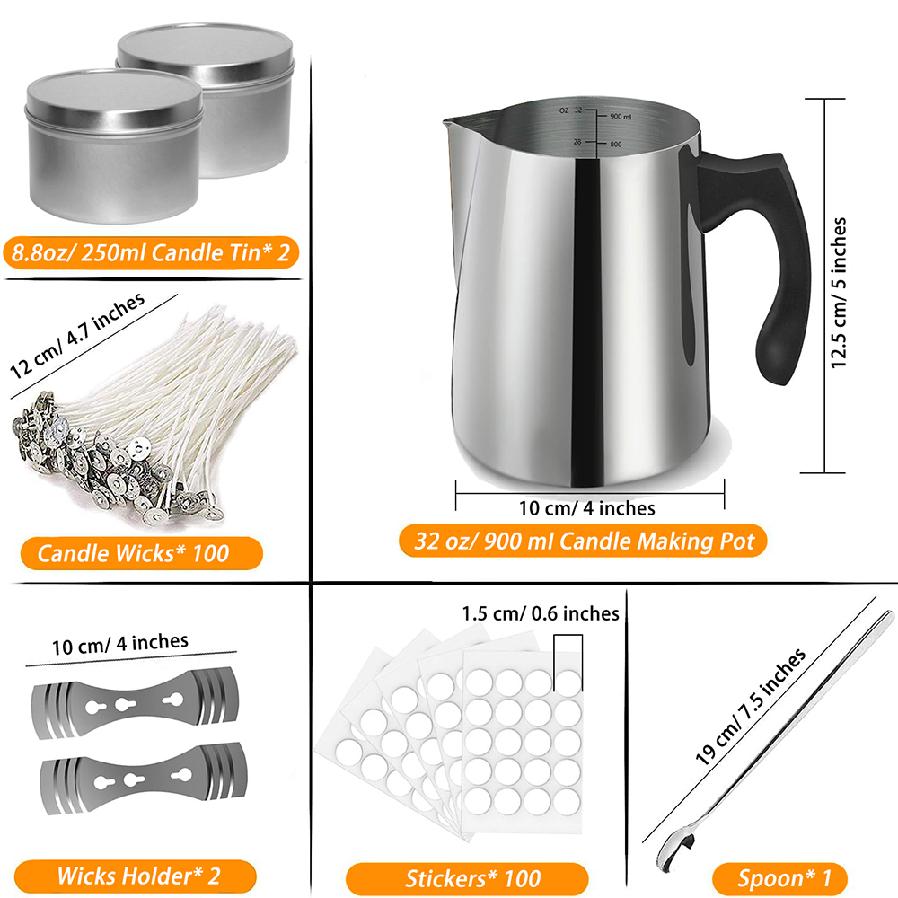 Kit inicial para fazer velas,  - Candle Making Kit For Adults avaliação e preço