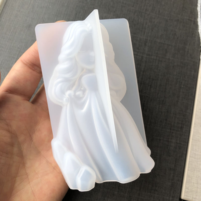 3d bonito princesa silicone ve - Candle Making Business avaliação e preço