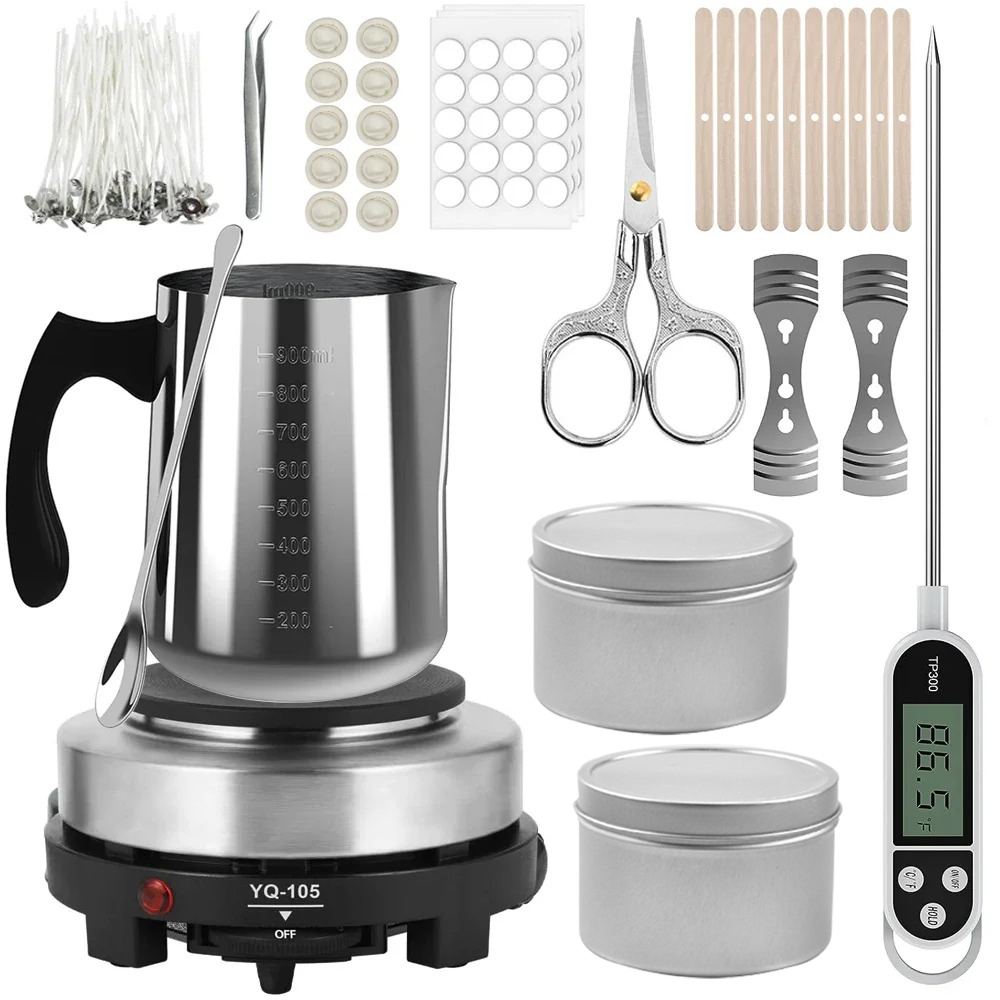 Pote de derramamento de vela c - Candle Making Kit For Adults avaliação e preço