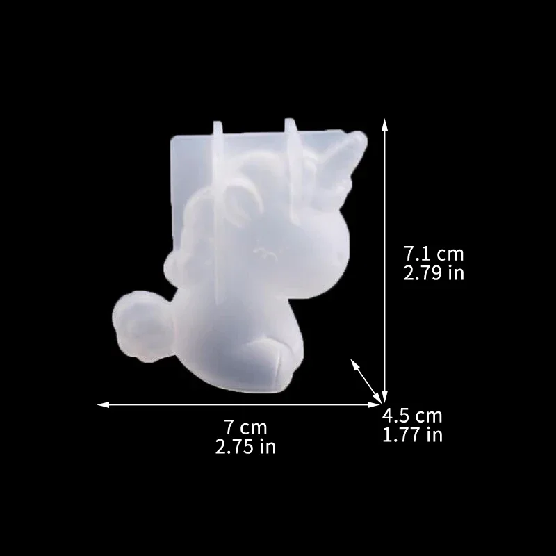 3d geométrico silicone unicórn - Candle Making Business avaliação e preço
