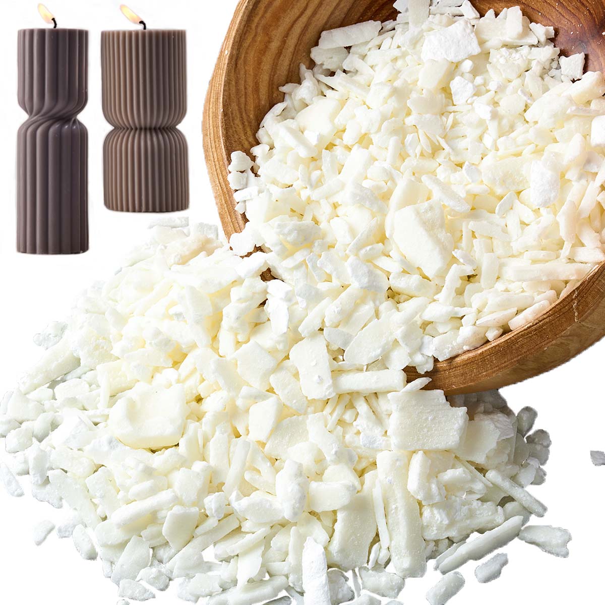 1 libras de cera de soja branc - Candle Making Business avaliação e preço