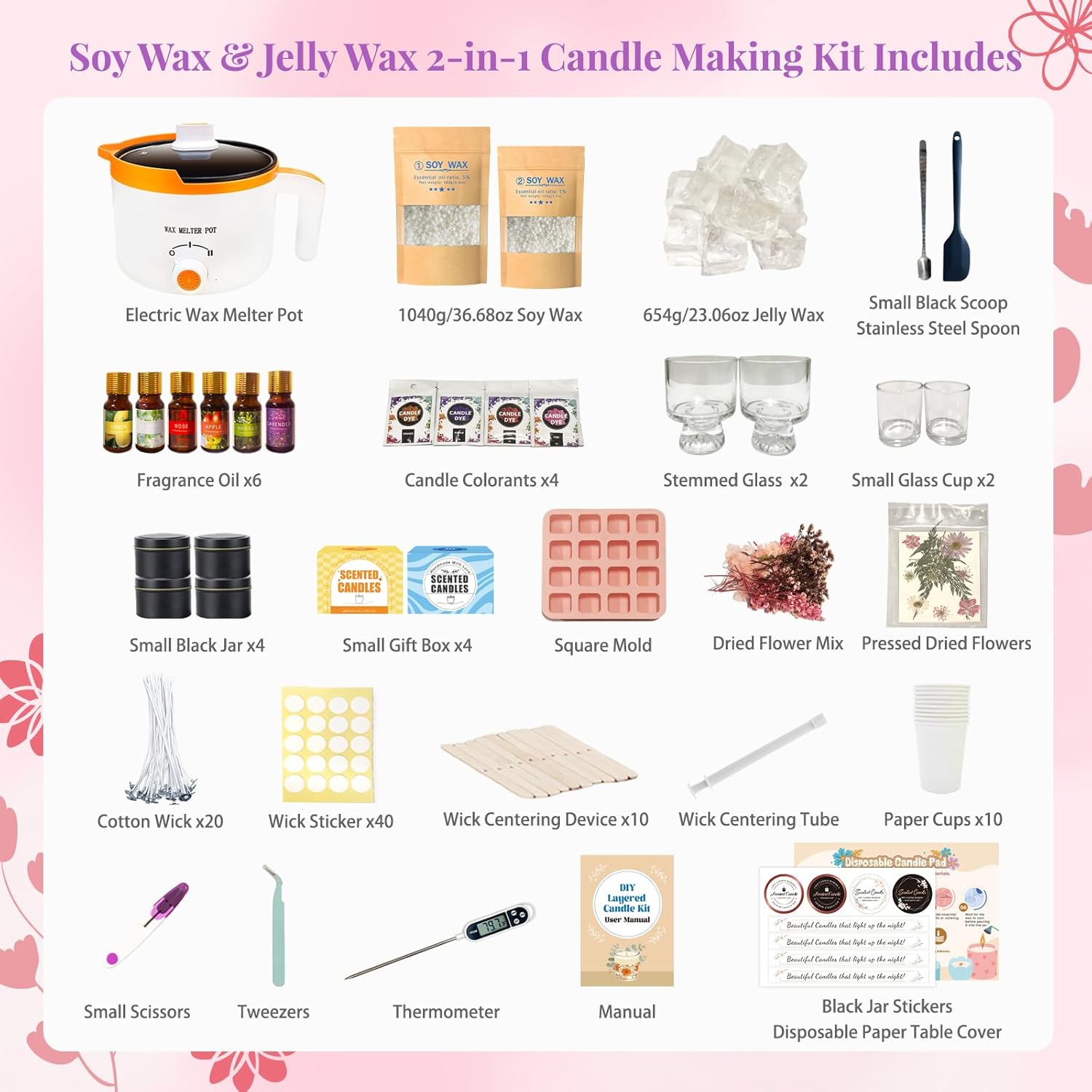 Kit de Fabricação de Velas DIY - Candle Making Kit For Adults avaliação e preço