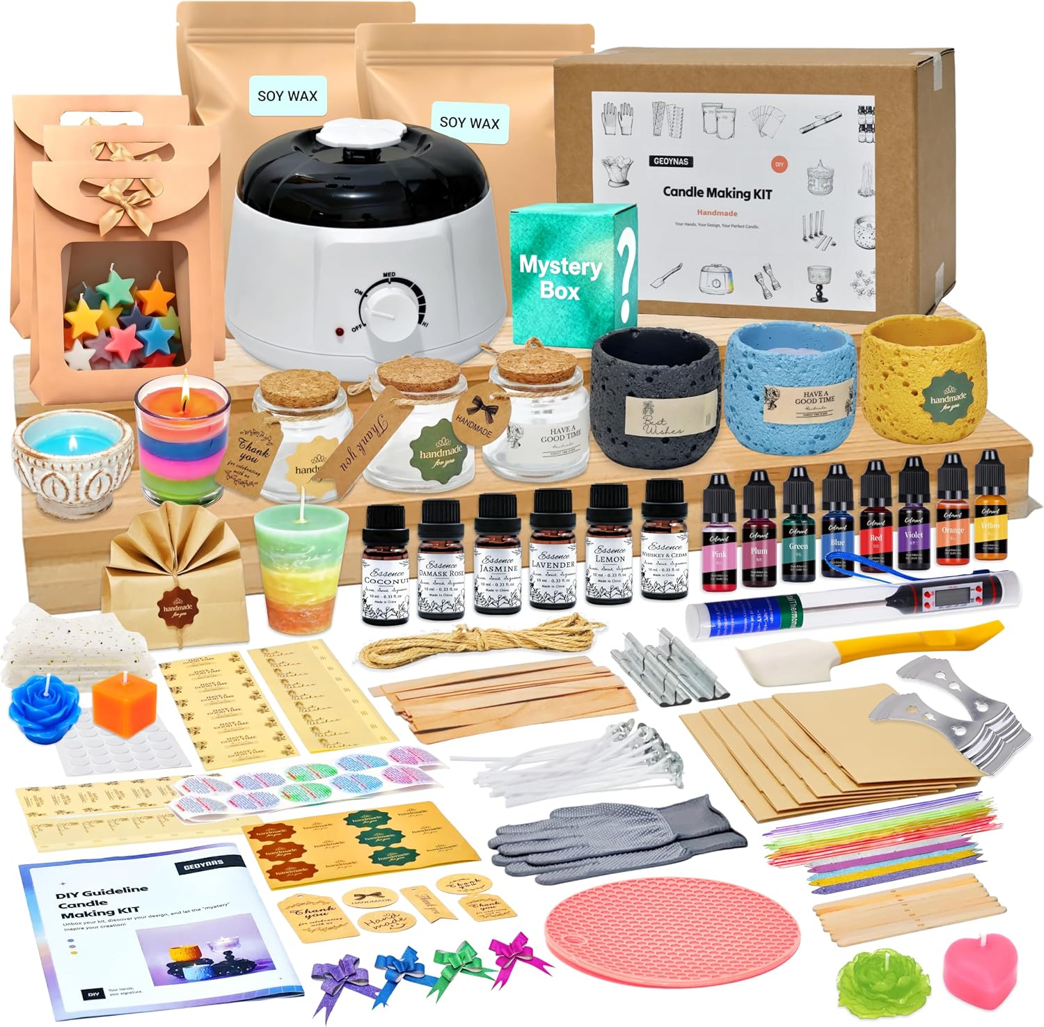 Kit de Fabricação de Velas com - Candle Making Kit For Adults avaliação e preço