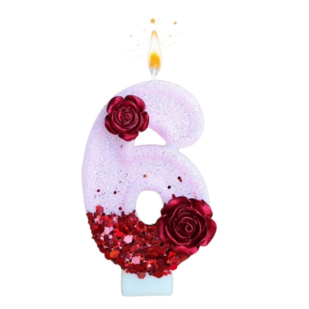 Vela de Aniversário em Forma d - Paraffin Candle Wax avaliação e preço