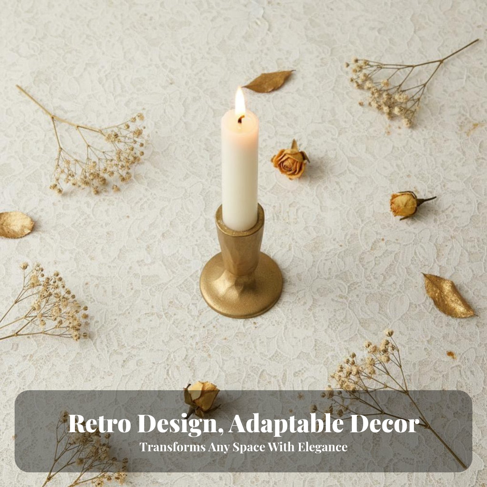 Suporte para Velas em Ferro Fu - Paraffin Candle Wax avaliação e preço