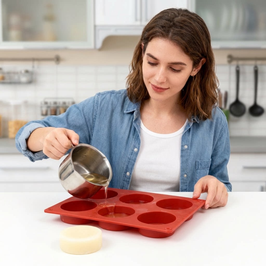 Molde de Silicone Redondo para - Candle Making Business avaliação e preço